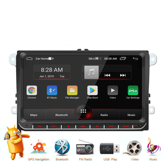 Car White Variable Case MP5 Android GPS Navigation Player apple CarPlay