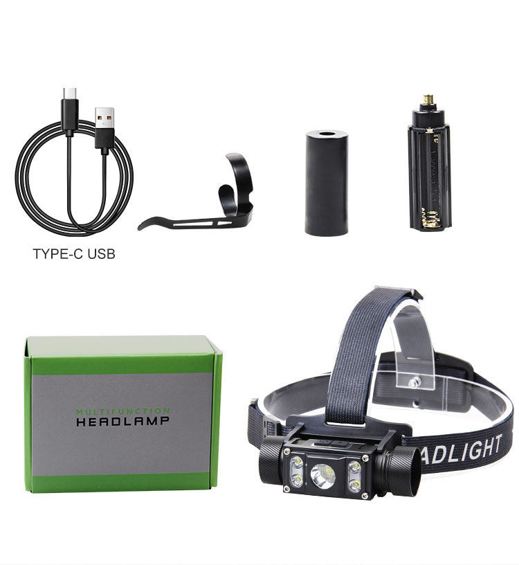 Head-mounted USB Led Charging Light