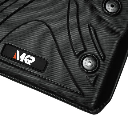 MKR Car Floor Mats For 2021-2023 Ford Bronco 3D TPE All-Weather Floor Mats - Full Set Interior Car Accessories All-Weather