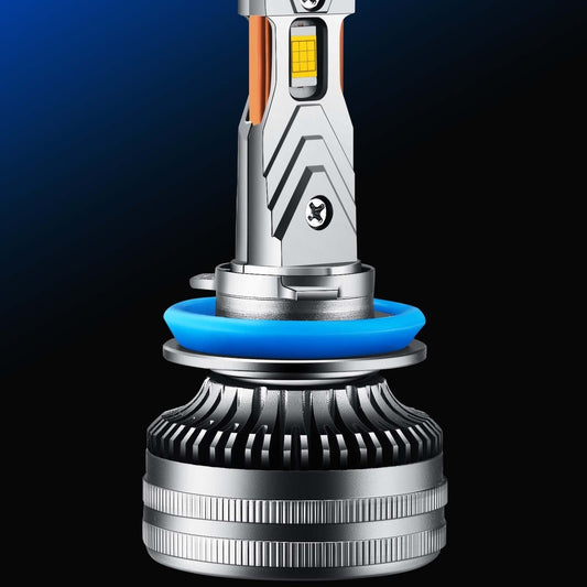 9 Lamp Beads 12 Core Double Copper Tube Car Led Headlight 120W High Power