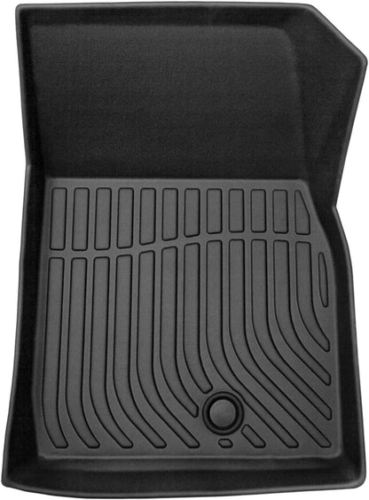 Car Floor Mats For Skoda Octavia 2021-2023,TPE All-Weather Floor Mats,Waterproof, Anti-Slip, Durable Interior Protection Accessories,Black