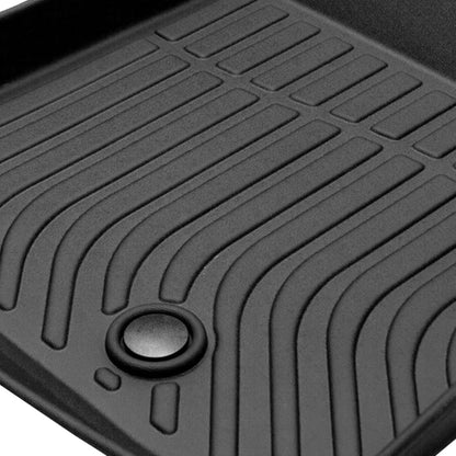 Car Floor Mats For Skoda Octavia 2021-2023,TPE All-Weather Floor Mats,Waterproof, Anti-Slip, Durable Interior Protection Accessories,Black